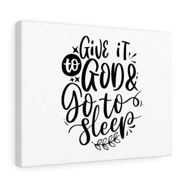 Scripture Canvas Give It To God & Go To Sleep Christian Bible Verse Meaningful Framed Prints, Canvas Paintings - Image 5