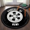 Wheel Vintage Hot Hot Round Mat Round Floor Mat Room Rugs Carpet Outdoor Rug Washable Rugs - Image 4