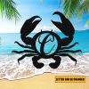 Crab Beach House Metal Sign Monogram, Custom Outdoor House, Lake, Hous - Image 5
