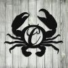 Crab Beach House Metal Sign Monogram, Custom Outdoor House, Lake, Hous - Image 4