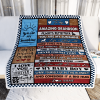 Personalized To My Amazing Grandson Blanket From Grandma Grandpa Wood - Image 4