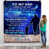 Personalized To My Dad Blanket From Son Grateful I Love You Dad Birthd - Image 5