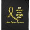 My Nephew's Fight Is My Fight Yellow Ribbon Gifts Fleece Blanket