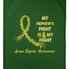 My Nephew's Fight Is My Fight Yellow Ribbon Gifts Fleece Blanket - Image 2