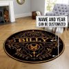 Personalized Tattoo Studio Round Mat Round Floor Mat Room Rugs Carpet Outdoor Rug Washable Rugs - Image 2